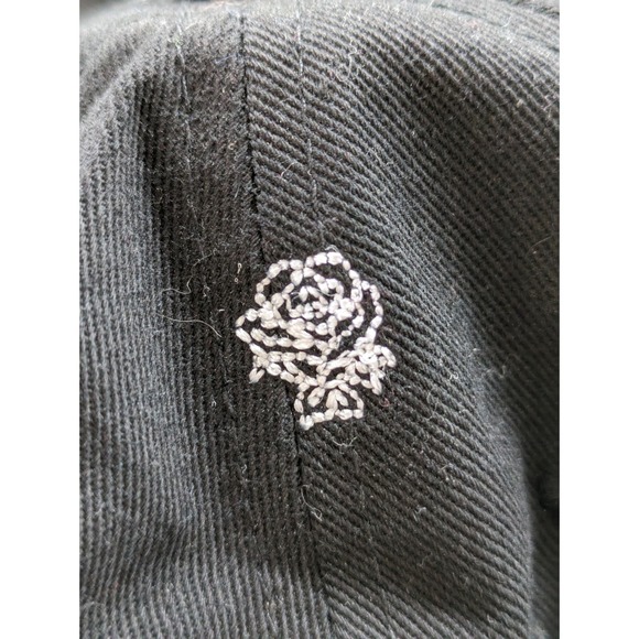 Preowned Broken Promises All over print Cobra Roses Strapback Cap Hat Black - Picture 6 of 10